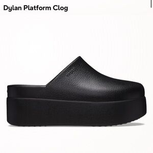Dylan Platform Clog in Black